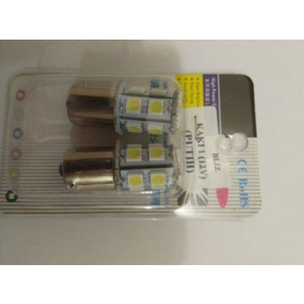 LED T10 12V 13SMD 5050 KAKI 1 BLITZ LAMPU SEN