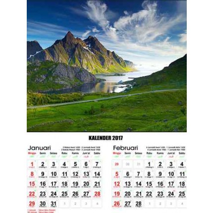 Kalender Pemandangan Dunia