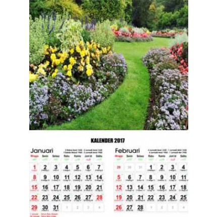 Kalender Pemandangan Sejuk Dan Indah