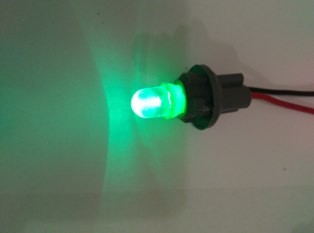 LED T10 12V HIJAU LAMPU SENJA