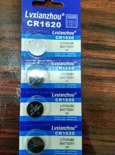 Baterai Lvxianzhou 3V CR1620 Lithium Cell
