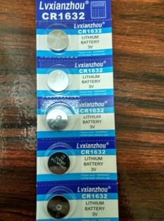Baterai Lvxianzhou 3V CR1632 Lithium Cell