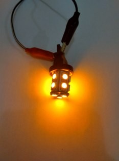 LED T20 12V 13SMD 5050 KUNING