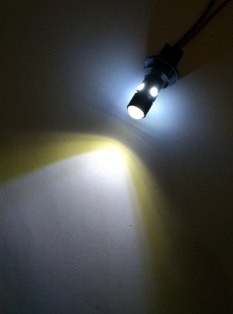 LED T10 4SMD 5050 1W 12V PUTIH LAMPU TEROPONG
