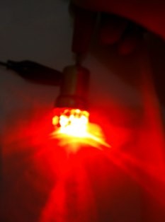 LED KAKI 1 LAMPU SEN 9 SMD 12V MERAH