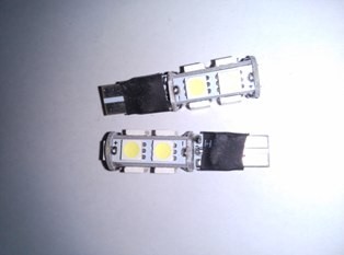 LED T10 9SMD 5050 12V PUTIH BLITZ