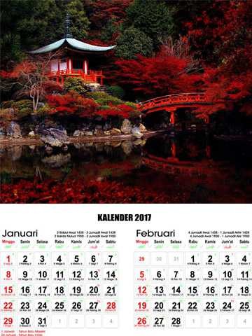 Kalender Taman Jepang