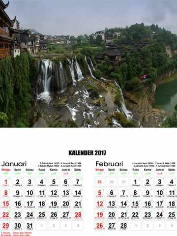 Kalender Pemandangan Dunia 3