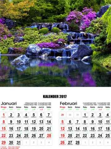 Kalender Taman Bunga