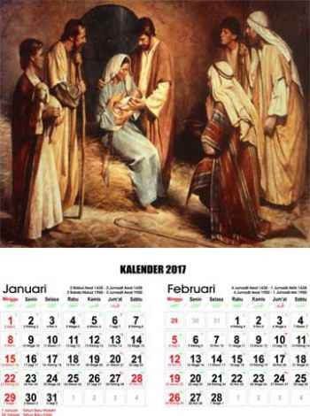 Kalender Lukisan Yesus