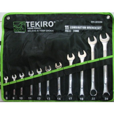 Kunci Ring Pas Set 11pcs Merk TEKIRO 8-24mm