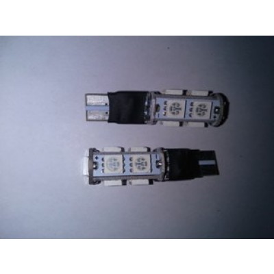 LED T10 9SMD 5050 12V BIRU BLITZ