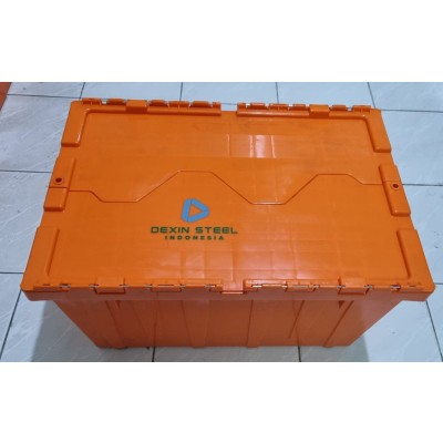 Jasa sablon box plastik 