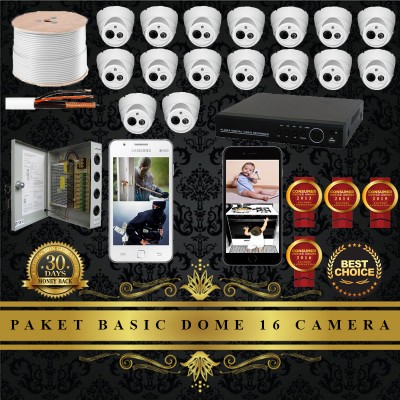 Paket 16 Camera Dome CCTV