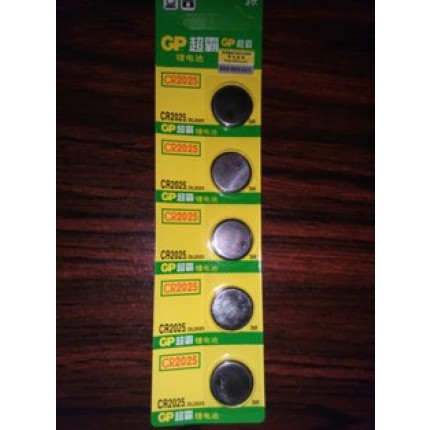 Baterai GP CR2025/F-C5 3V