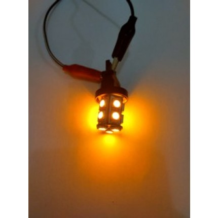 LED T20 12V 13SMD 5050 KUNING