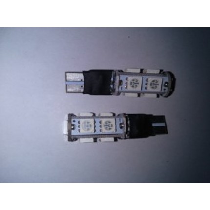LED T10 9SMD 5050 12V BIRU BLITZ