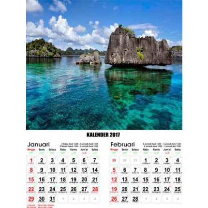 Kalender Pemandangan Indonesia