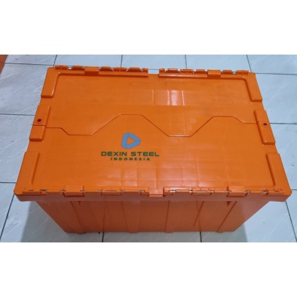 Jasa sablon box plastik 