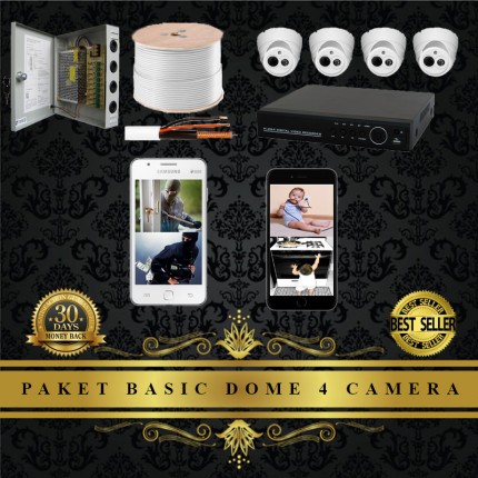 Paket 4 Camera Dome CCTV