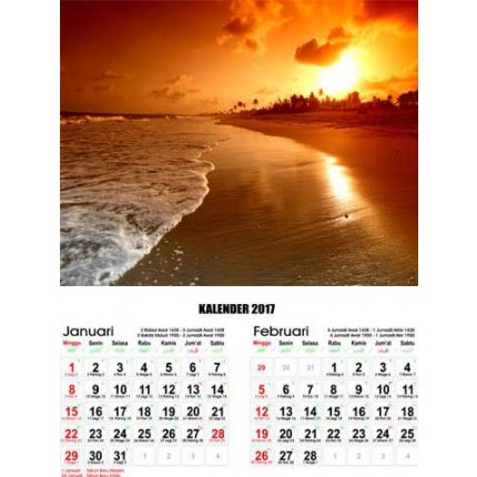 Kalender Senja Indah