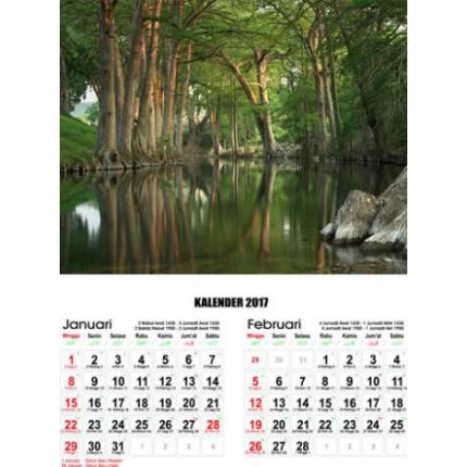 Kalender Pemandangan Sungai